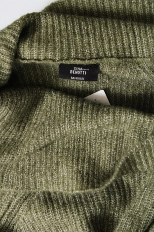 Дамски пуловер Gina Benotti, Размер M, Цвят Зелен, Цена 8,41 лв.