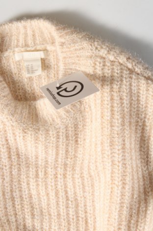 Дамски пуловер H&M, Размер XS, Цвят Екрю, Цена 9,86 лв.