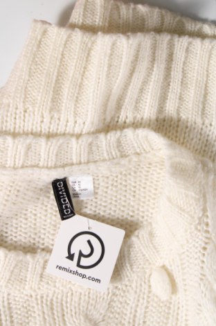 Γυναικείο πουλόβερ H&M Divided, Μέγεθος M, Χρώμα Λευκό, Τιμή 2,67 €