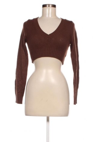 Дамски пуловер H&M Divided, Размер XS, Цвят Кафяв, Цена 13,92 лв.