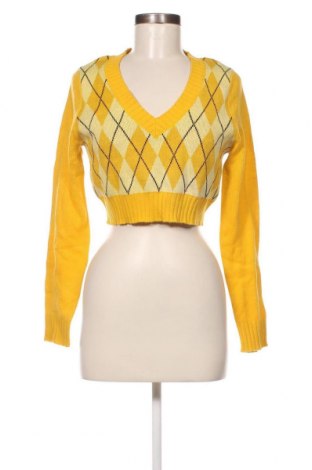 Дамски пуловер H&M Divided, Размер M, Цвят Жълт, Цена 9,86 лв.