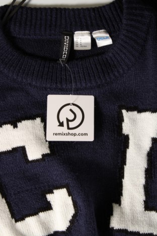 Дамски пуловер H&M Divided, Размер M, Цвят Син, Цена 8,70 лв.