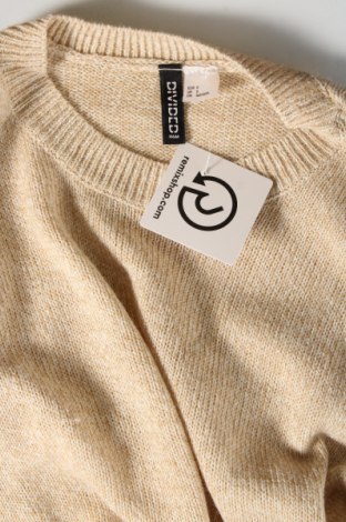 Damenpullover H&M Divided, Größe S, Farbe Beige, Preis 7,06 €