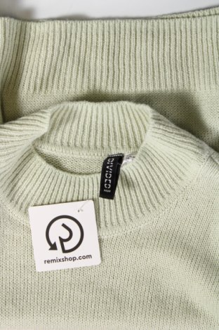 Дамски пуловер H&M Divided, Размер M, Цвят Зелен, Цена 8,41 лв.