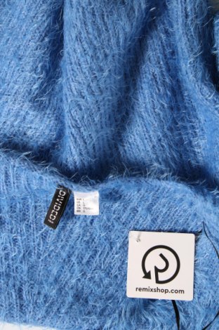 Дамски пуловер H&M Divided, Размер L, Цвят Син, Цена 5,22 лв.