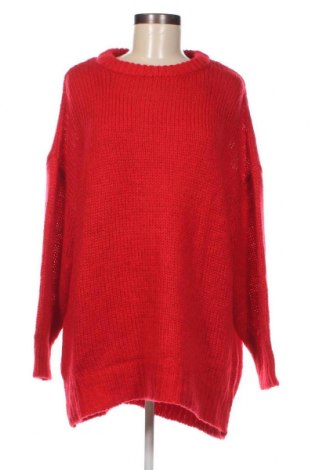 Γυναικείο πουλόβερ H&M Divided, Μέγεθος L, Χρώμα Κόκκινο, Τιμή 17,94 €