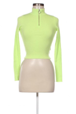 Дамски пуловер H&M Divided, Размер XS, Цвят Зелен, Цена 8,41 лв.