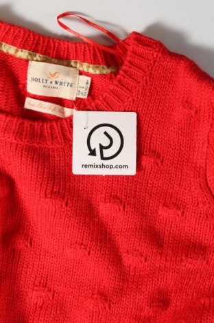 Дамски пуловер Holly & Whyte By Lindex, Размер S, Цвят Червен, Цена 10,73 лв.