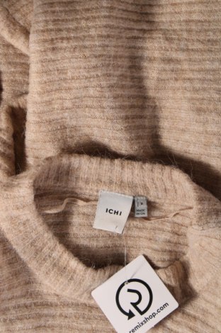 Γυναικείο πουλόβερ Ichi, Μέγεθος M, Χρώμα  Μπέζ, Τιμή 7,36 €