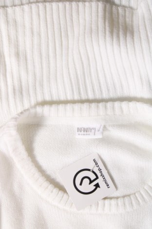 Damski sweter Infinity, Rozmiar S, Kolor Biały, Cena 32,47 zł