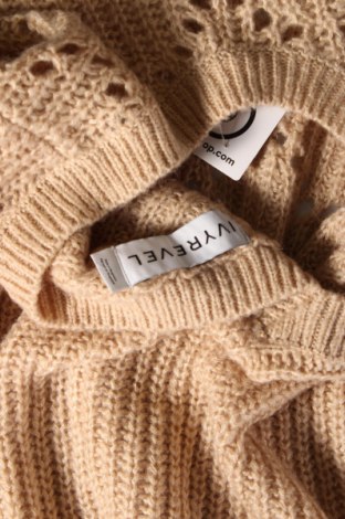 Дамски пуловер Ivyrevel, Размер S, Цвят Бежов, Цена 10,15 лв.