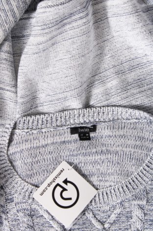 Дамски пуловер Iwie, Размер M, Цвят Син, Цена 13,05 лв.