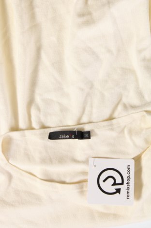 Γυναικείο πουλόβερ Jake*s, Μέγεθος XXL, Χρώμα Εκρού, Τιμή 5,02 €