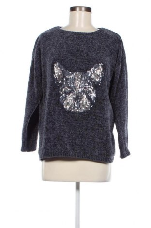Γυναικείο πουλόβερ Jean Pascale, Μέγεθος M, Χρώμα Μπλέ, Τιμή 4,49 €