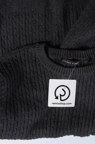 Дамски пуловер Jean Pascale, Размер M, Цвят Сив, Цена 8,41 лв.