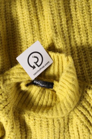 Γυναικείο πουλόβερ Jean Pascale, Μέγεθος 3XL, Χρώμα Κίτρινο, Τιμή 10,76 €
