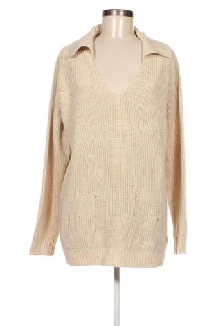 Дамски пуловер John Baner, Размер XL, Цвят Бежов, Цена 10,44 лв.