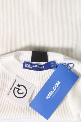 Дамски пуловер Karl Lagerfeld, Размер L, Цвят Бял, Цена 266,95 лв.