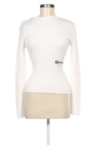 Γυναικείο πουλόβερ Karl Lagerfeld, Μέγεθος L, Χρώμα Λευκό, Τιμή 137,61 €