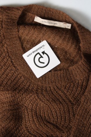 Дамски пуловер La Fee Maraboutee, Размер L, Цвят Кафяв, Цена 11,00 лв.