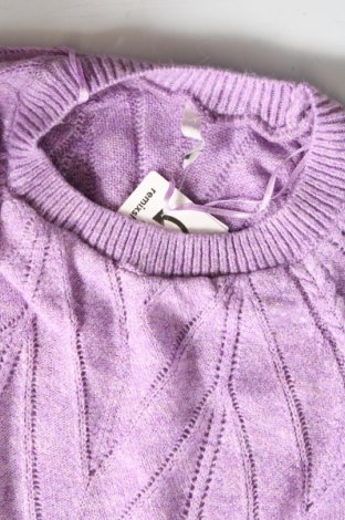 Γυναικείο πουλόβερ Laura Torelli, Μέγεθος M, Χρώμα Βιολετί, Τιμή 4,49 €
