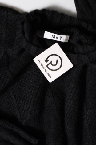 Дамски пуловер M&V, Размер S, Цвят Черен, Цена 9,57 лв.