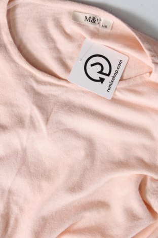Γυναικείο πουλόβερ M&V, Μέγεθος L, Χρώμα Ρόζ , Τιμή 4,60 €