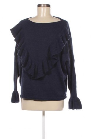 Γυναικείο πουλόβερ Made In Italy, Μέγεθος M, Χρώμα Μπλέ, Τιμή 1,80 €