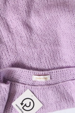 Дамски пуловер Made In Italy, Размер XL, Цвят Лилав, Цена 7,83 лв.