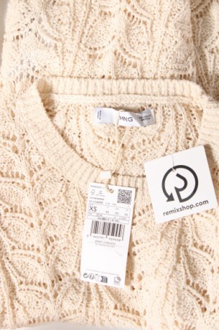 Γυναικείο πουλόβερ Mango, Μέγεθος XS, Χρώμα Εκρού, Τιμή 27,84 €