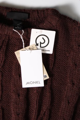 Дамски пуловер Monki, Размер L, Цвят Кафяв, Цена 21,56 лв.