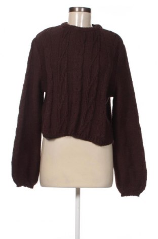 Дамски пуловер Monki, Размер L, Цвят Кафяв, Цена 21,56 лв.