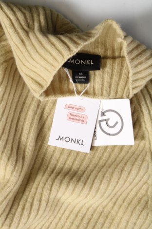 Γυναικείο πουλόβερ Monki, Μέγεθος XS, Χρώμα Κίτρινο, Τιμή 6,57 €