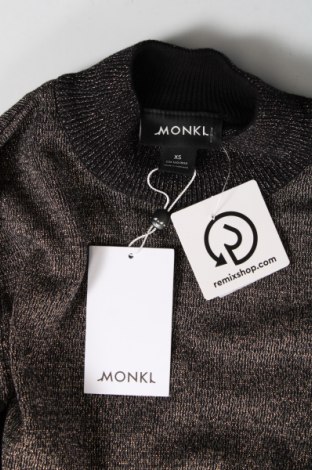 Дамски пуловер Monki, Размер XS, Цвят Златист, Цена 17,15 лв.