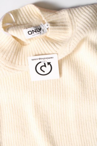 Дамски пуловер ONLY, Размер M, Цвят Екрю, Цена 22,14 лв.
