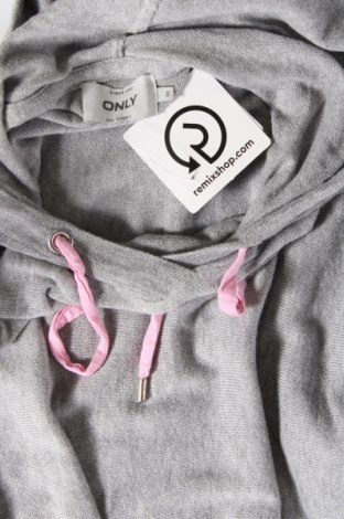 Дамски пуловер ONLY, Размер S, Цвят Сив, Цена 7,00 лв.