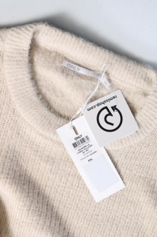 Дамски пуловер ONLY, Размер XXL, Цвят Бежов, Цена 54,00 лв.