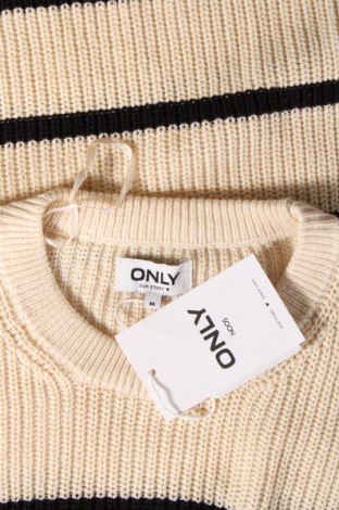 Дамски пуловер ONLY, Размер M, Цвят Бежов, Цена 23,22 лв.
