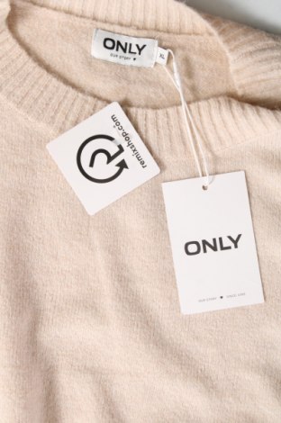 Дамски пуловер ONLY, Размер XL, Цвят Бежов, Цена 14,04 лв.