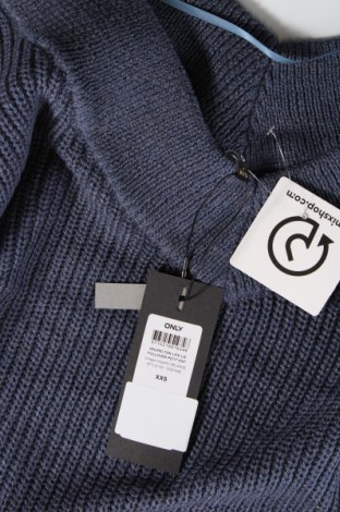 Γυναικείο πουλόβερ ONLY, Μέγεθος XXS, Χρώμα Μπλέ, Τιμή 6,96 €