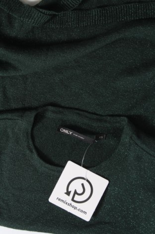 Дамски пуловер ONLY, Размер XS, Цвят Зелен, Цена 8,20 лв.