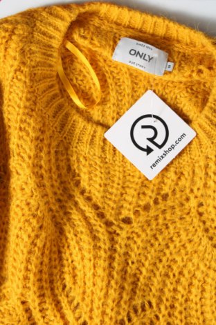 Дамски пуловер ONLY, Размер S, Цвят Жълт, Цена 8,60 лв.