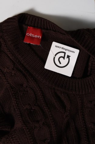Γυναικείο πουλόβερ Olsen, Μέγεθος M, Χρώμα Καφέ, Τιμή 3,59 €