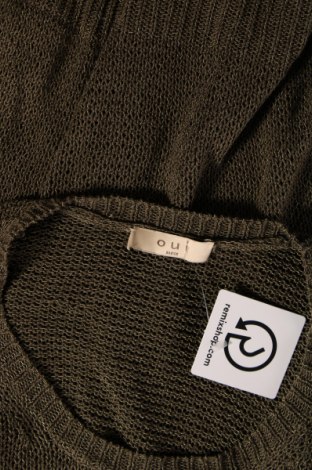 Дамски пуловер Oui, Размер L, Цвят Зелен, Цена 8,80 лв.