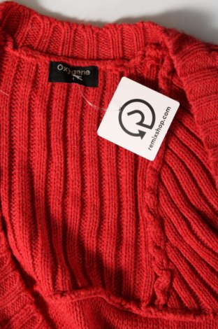 Дамски пуловер Oxygene, Размер S, Цвят Червен, Цена 8,64 лв.