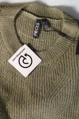 Γυναικείο πουλόβερ Pieces, Μέγεθος S, Χρώμα Πράσινο, Τιμή 9,74 €