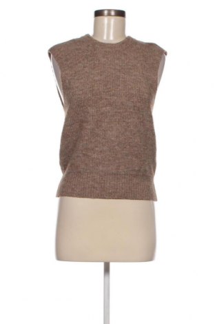 Дамски пуловер Pieces, Размер M, Цвят Кафяв, Цена 7,00 лв.