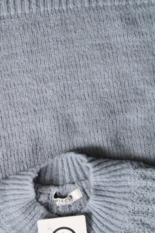 Дамски пуловер Pieces, Размер S, Цвят Син, Цена 9,60 лв.
