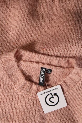 Γυναικείο πουλόβερ Pieces, Μέγεθος L, Χρώμα Ρόζ , Τιμή 4,58 €