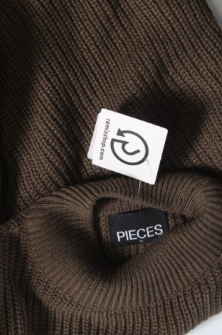 Γυναικείο πουλόβερ Pieces, Μέγεθος M, Χρώμα Πράσινο, Τιμή 4,58 €